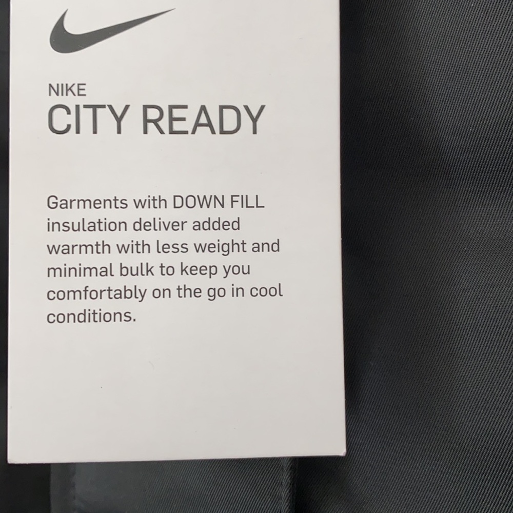 New Nike NSW City Ready Down-Fill black Parka jacket coat - Picture 7 of 8